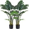 B07RDJHYVKMAIN243Inchitempackagequantitysizename Fopamtri Artificial Monstera Deliciosa Plant 43 Inch Artificial Plant
