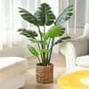 B07RFKT8LKPT02143Inchitempackagequantitysizename Fopamtri Artificial Monstera Deliciosa Plant