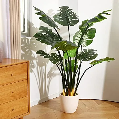 Artificial Monstera Deliciosa Plant 55 Inch Artificial Plant