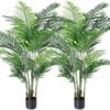 B0DB1998B3MAIN6Feet2Packsizename Fopamtri Artificial Areca Palm Tree 6 Foot